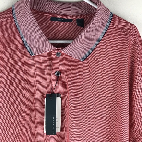 Perry Ellis Mens Haute  Polo Shirt - Picture 3 of 6